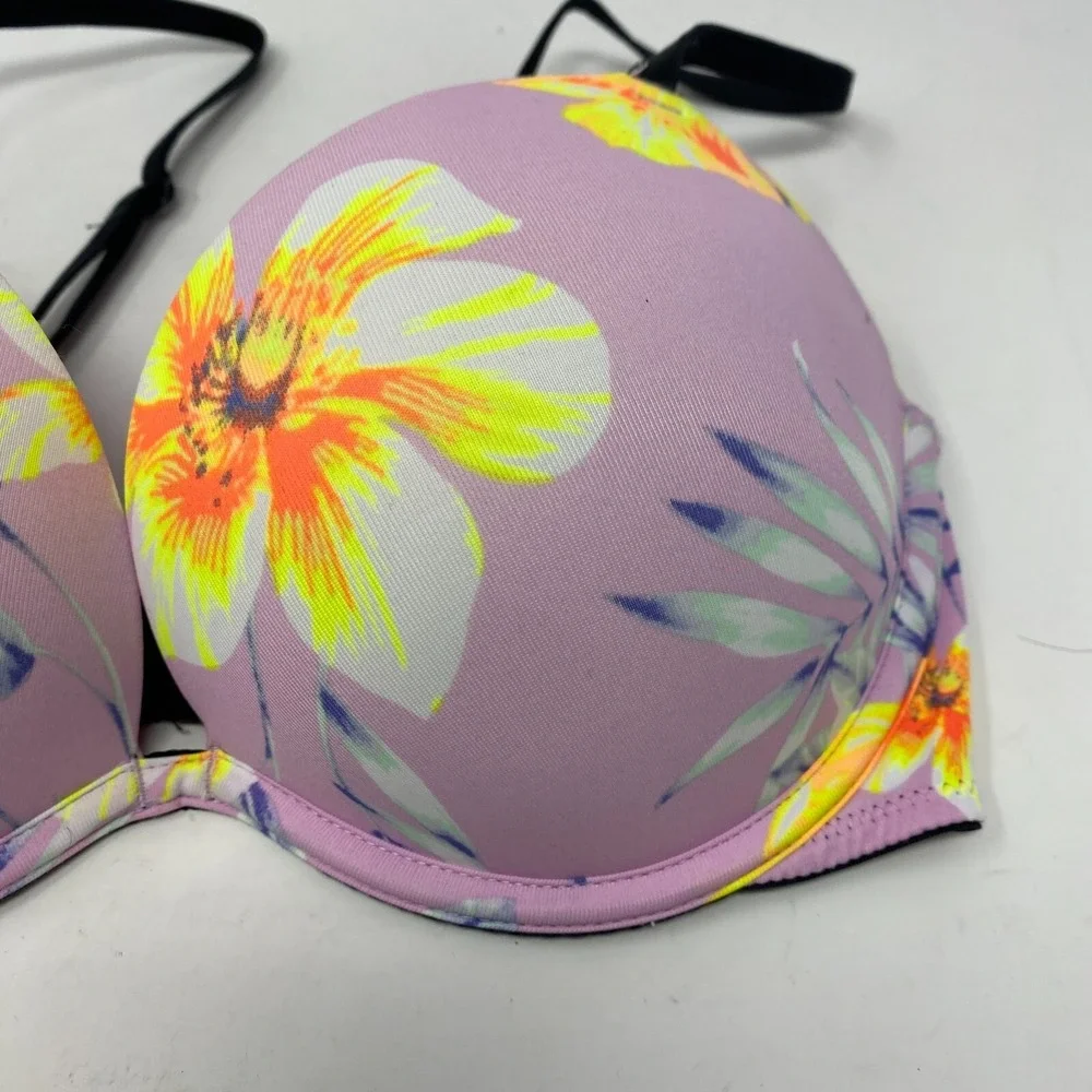 Victoria's Secret PINK Floral Bra with Flowers Women's Size‎ Size 32D